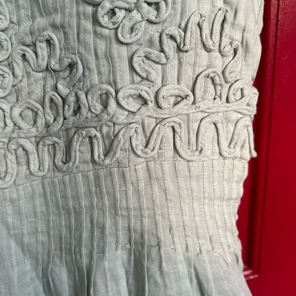 NWT SEA NEW YORK Frida mint green lined Flutter V-Neck Mini Dress M - Picture 8 of 12